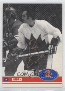 1991-92 Future Trends '72 Hockey Canada - Gold Ink Autographs - Hudson Bay Promo #76 - Ron Ellis