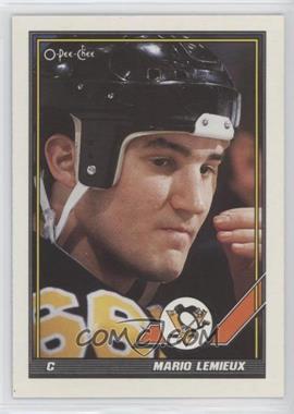 1991-92 O-Pee-Chee - [Base] #153 - Mario Lemieux