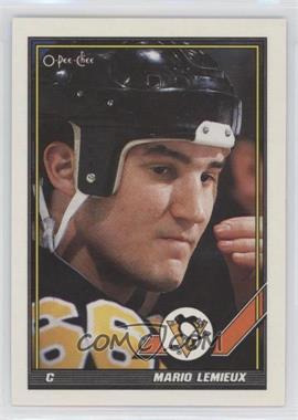 1991-92 O-Pee-Chee - [Base] #153 - Mario Lemieux