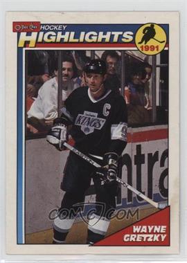 1991-92 O-Pee-Chee - [Base] #201 - Wayne Gretzky [Poor to Fair]