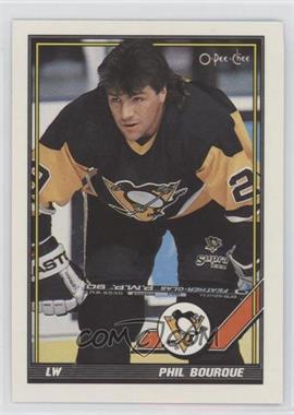 1991-92 O-Pee-Chee - [Base] #33 - Phil Bourque [EX to NM]