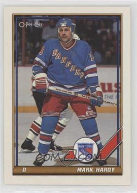 1991-92 O-Pee-Chee - [Base] #406 - Mark Hardy