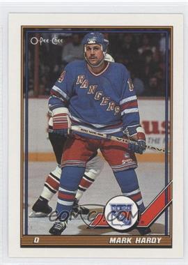 1991-92 O-Pee-Chee - [Base] #406 - Mark Hardy