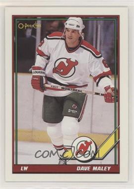 1991-92 O-Pee-Chee - [Base] #476 - David Maley