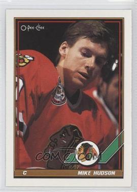 1991-92 O-Pee-Chee - [Base] #495 - Mike Hudson