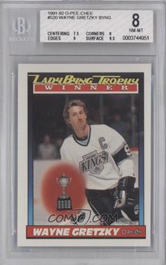 1991-92 O-Pee-Chee - [Base] #520 - Wayne Gretzky [BGS 8 NM‑MT]