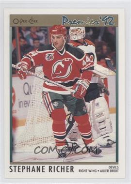 1991-92 O-Pee-Chee Premier - [Base] #113 - Stephane Richer