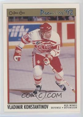 1991-92 O-Pee-Chee Premier - [Base] #118 - Vladimir Konstantinov