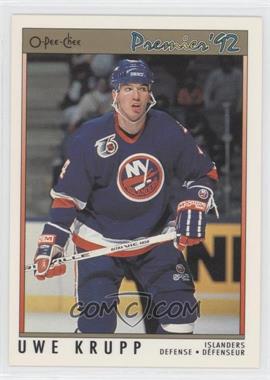 1991-92 O-Pee-Chee Premier - [Base] #140 - Uwe Krupp