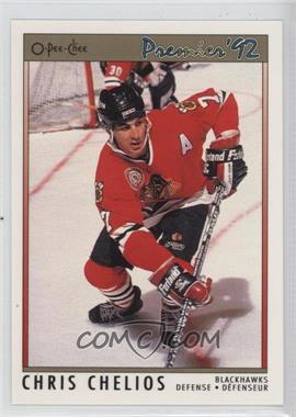 1991-92 O-Pee-Chee Premier - [Base] #17 - Chris Chelios