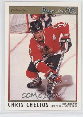 1991-92 O-Pee-Chee Premier - [Base] #17 - Chris Chelios