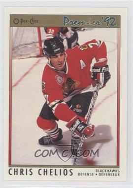 1991-92 O-Pee-Chee Premier - [Base] #17 - Chris Chelios