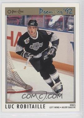 1991-92 O-Pee-Chee Premier - [Base] #34 - Luc Robitaille