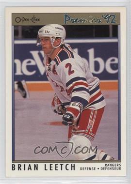 1991-92 O-Pee-Chee Premier - [Base] #57 - Brian Leetch