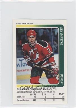 1991-92 Panini Album Stickers - [Base] #218 - Ken Daneyko