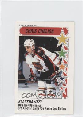 1991-92 Panini Album Stickers - [Base] #329 - Chris Chelios