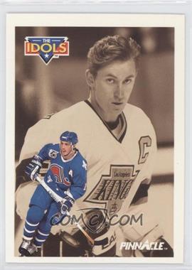 1991-92 Pinnacle - [Base] #381 - The Idols - Joe Sakic, Wayne Gretzky