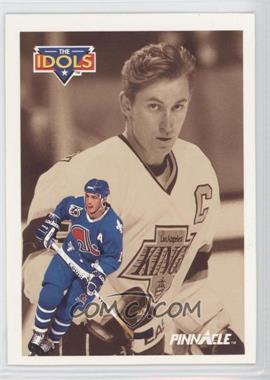 1991-92 Pinnacle - [Base] #381 - The Idols - Joe Sakic, Wayne Gretzky