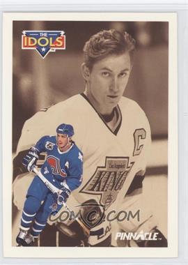 1991-92 Pinnacle - [Base] #381 - The Idols - Joe Sakic, Wayne Gretzky