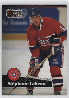 1991-92 Pro Set - [Base] - French #120 - Stephan Lebeau [EX to NM]