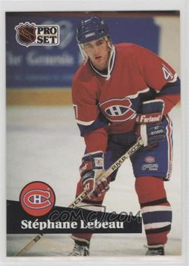 1991-92 Pro Set - [Base] - French #120 - Stephan Lebeau