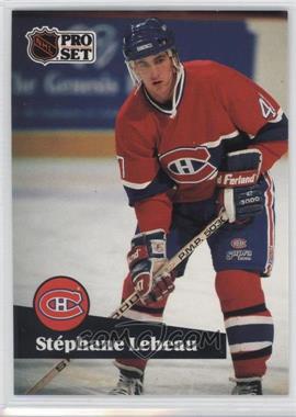 1991-92 Pro Set - [Base] - French #120 - Stephan Lebeau