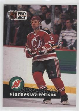 1991-92 Pro Set - [Base] - French #142 - Viacheslav Fetisov