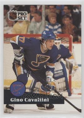 1991-92 Pro Set - [Base] - French #218 - Gino Cavallini