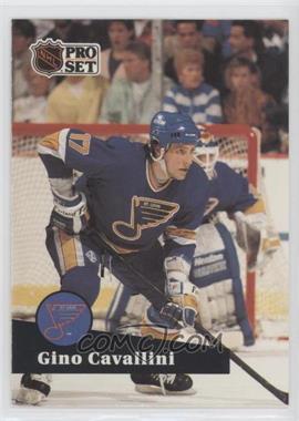 1991-92 Pro Set - [Base] - French #218 - Gino Cavallini