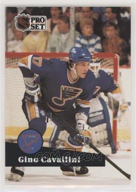 1991-92 Pro Set - [Base] - French #218 - Gino Cavallini