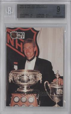 1991-92 Pro Set - [Base] - French #324 - Wayne Gretzky [BGS 9 MINT]