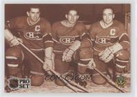 Maurice Richard, Elmer Lach, Toe Blake