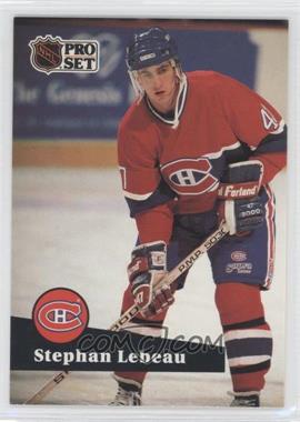 1991-92 Pro Set - [Base] #120 - Stephan Lebeau