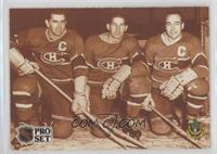 Maurice Richard, Elmer Lach, Toe Blake