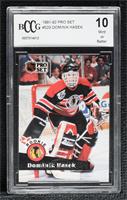 Dominik Hasek [BCCG 10 Mint or Better]