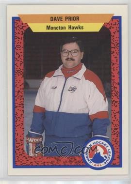 1991-92 ProCards AHL/IHL - [Base] #188 - Dave Prior