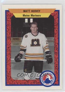 1991-92 ProCards AHL/IHL - [Base] #63 - Matt Hervey