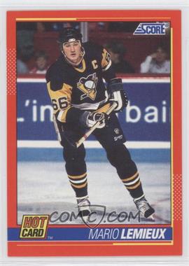 1991-92 Score - Hot Card #5 - Mario Lemieux