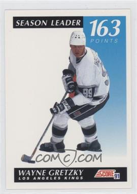 1991-92 Score American - [Base] #406 - Wayne Gretzky