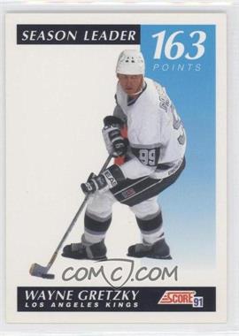 1991-92 Score American - [Base] #406 - Wayne Gretzky