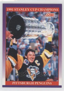 1991-92 Score American - [Base] #425 - Pittsburgh Penguins Team, Mario Lemieux