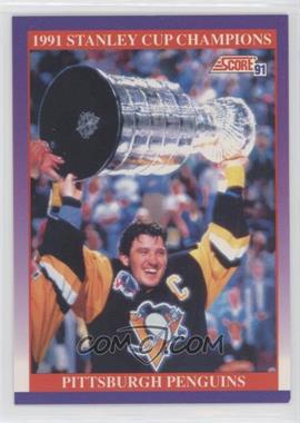 1991-92 Score American - [Base] #425 - Pittsburgh Penguins Team, Mario Lemieux