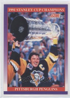 1991-92 Score American - [Base] #425 - Pittsburgh Penguins Team, Mario Lemieux