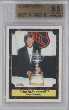 1991-92 Score American - [Base] #434 - Wayne Gretzky [BGS 9.5 GEM MINT]