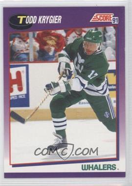1991-92 Score American - [Base] #97 - Todd Krygier