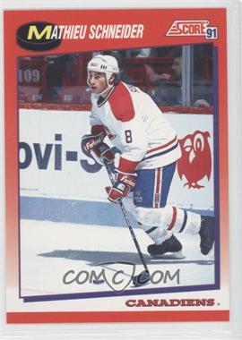 1991-92 Score Canadian - [Base] - Bilingual #105 - Mathieu Schneider