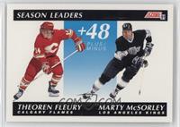 Season Leader - Theoren Fleury, Marty McSorley