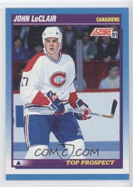 1991-92 Score Canadian - [Base] - Bilingual #343 - Top Prospect - John LeClair