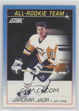 1991-92 Score Canadian - [Base] - Bilingual #381 - All-Rookie Team - Jaromir Jagr [EX to NM]