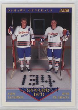 1991-92 Score Canadian - [Base] - Bilingual #385 - Eric Lindros, Rob Pearson